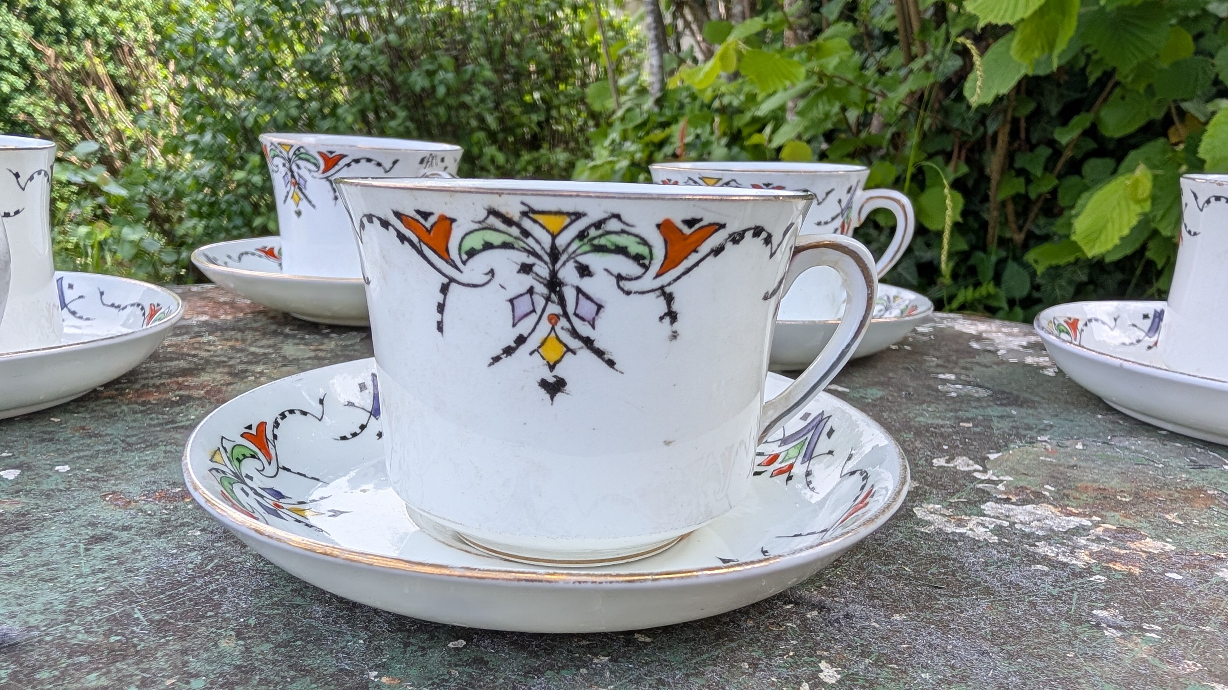 Art Deco English tea service Gladstone
