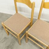 Modernist convertible oval table set and 4 matching chairs 1990