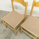 Modernist convertible oval table set and 4 matching chairs 1990