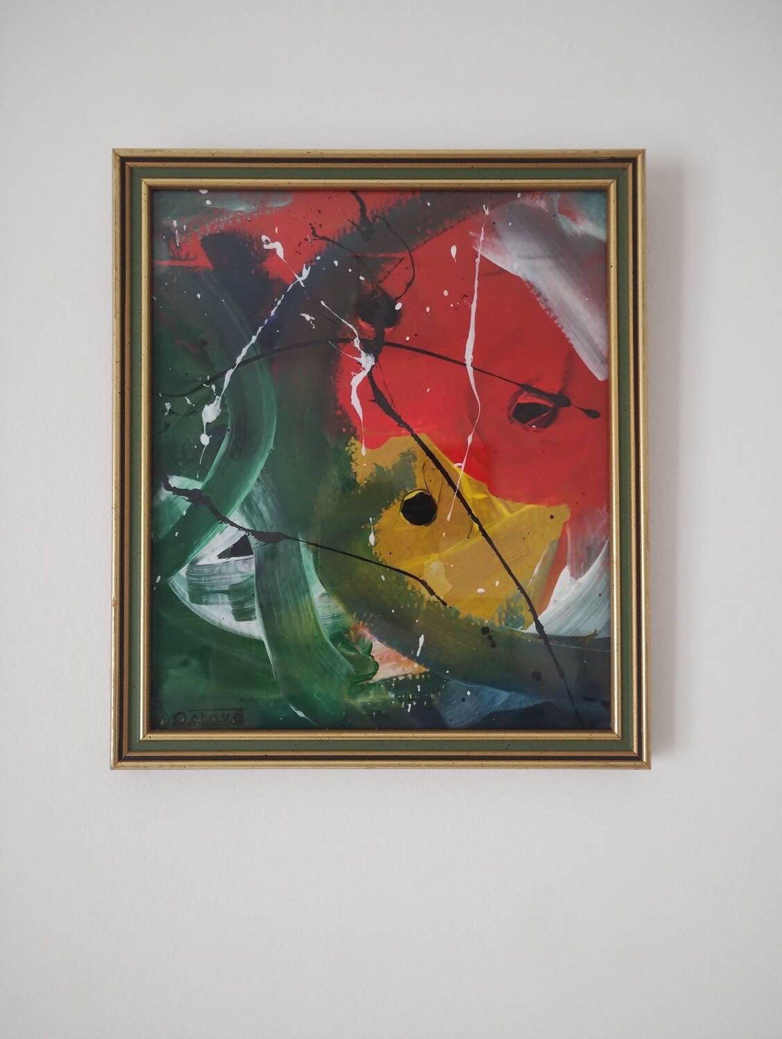 Petite peinture abstraite