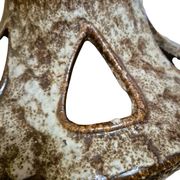 Pied de lampe brutaliste, fat lava 1970