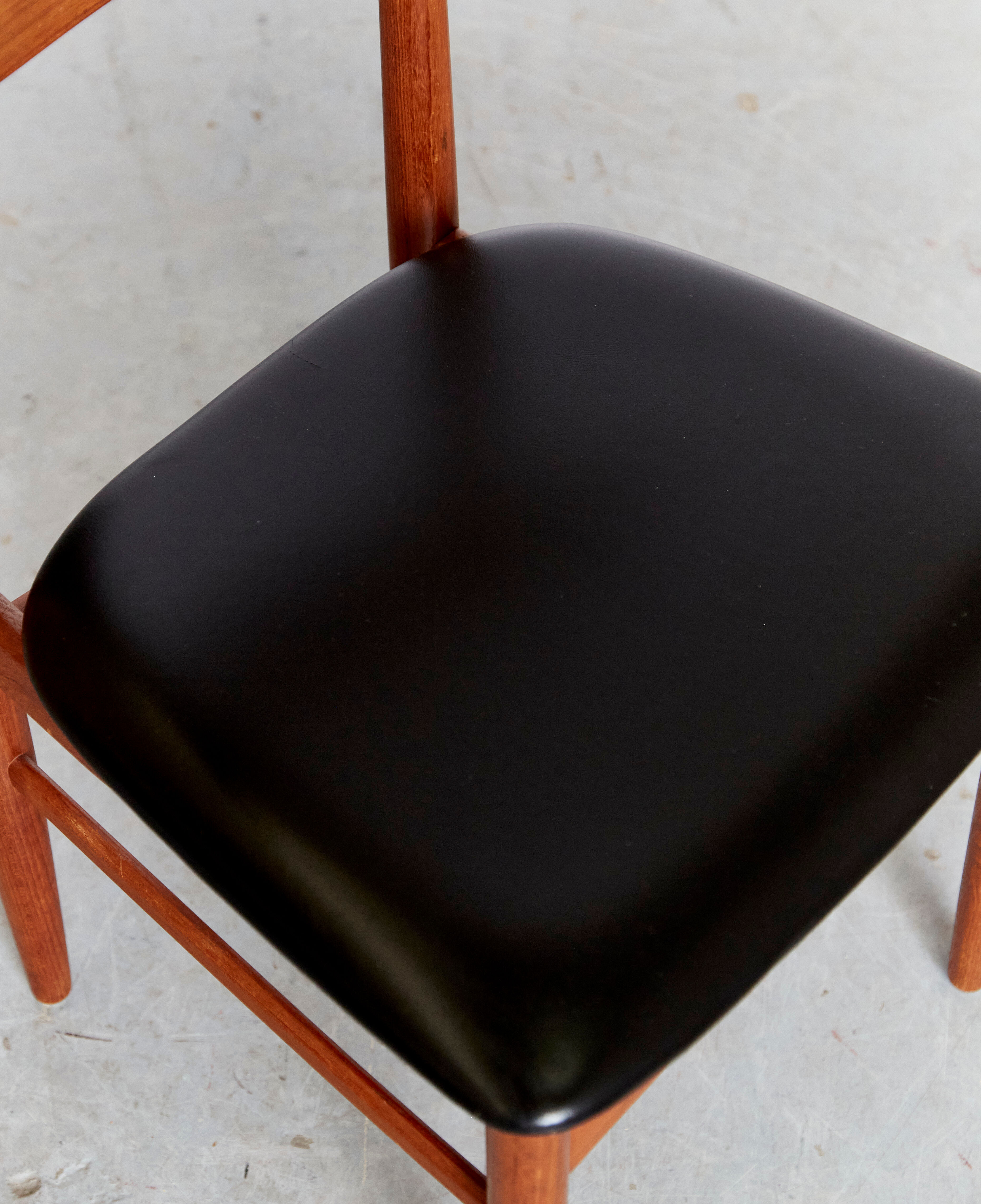 E.W.Bach Teak Dining Chairs for Skovby I Set of Four