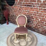 Pink medallion armchair