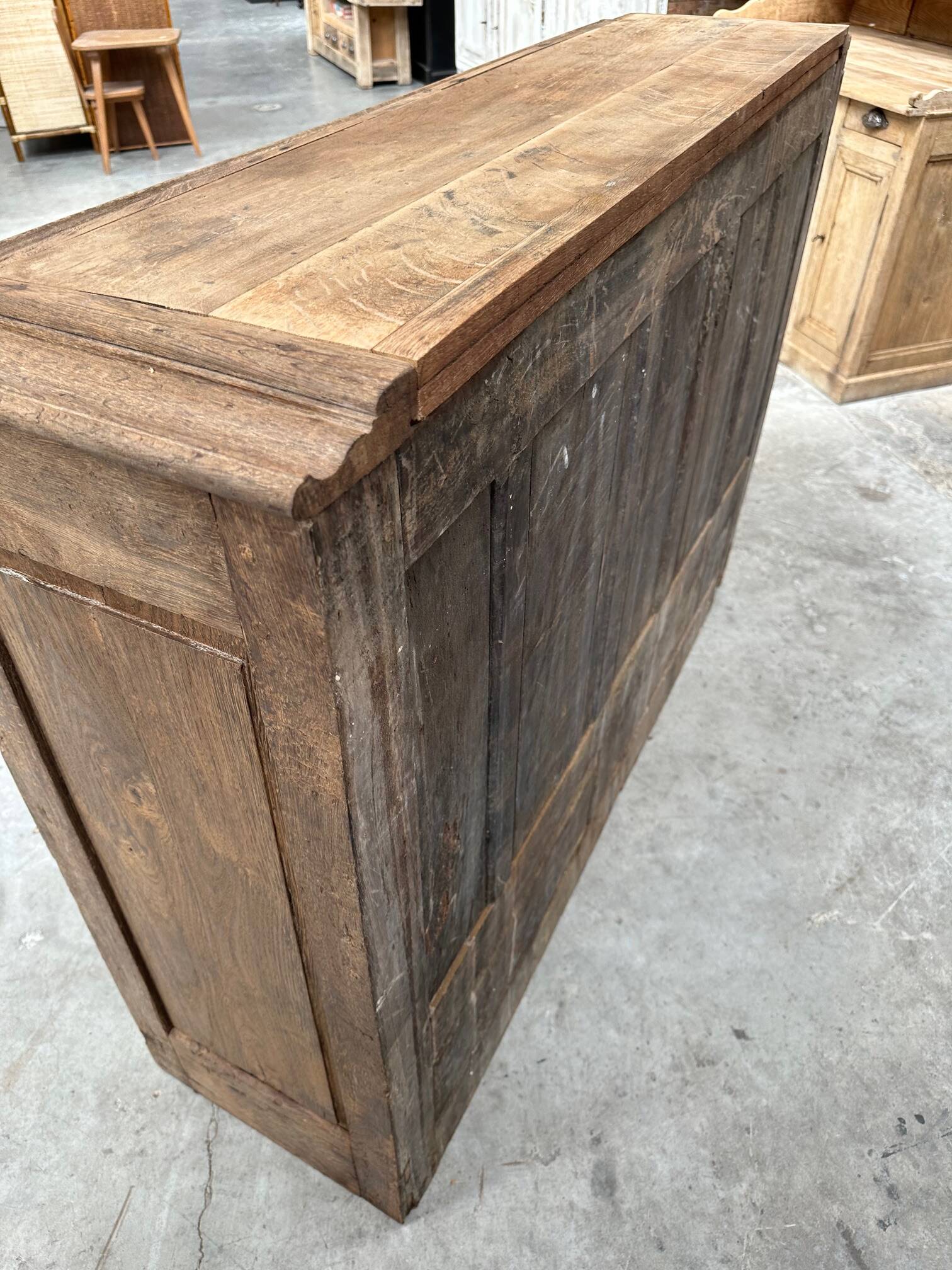 18th century country sideboard in solid oak