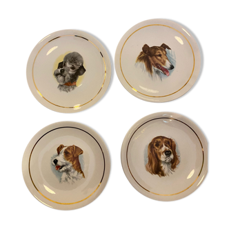 Set of 4 dessert plates