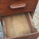 Oak craft cabinet with 5 drawers from the 1930s/1950s