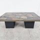 Vintage brutalist coffee table, 1970s