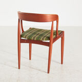 4 chaises de salle à manger en teck modèle 16 de Johannes Andersen pour Uldum