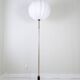 Art Deco Floor Lamp in Brass with Blackened Wood, 1940s