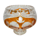 Cut and chiseled Bohemian crystal cup