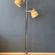 Lampadaire beige Dijkstra de style Space Age du milieu du siècle