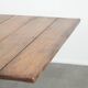 Antique Swiss extendable dining table made of oak from the mid-19th century