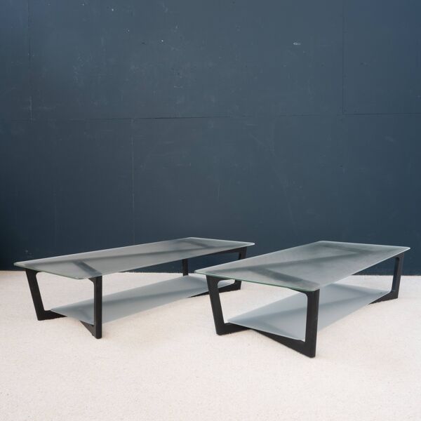 Paire de tables basse par vincent tordjman pour ligne roset