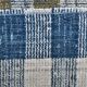 scandinavian kilim 290x190 cm , blue beige and  mustard colour.