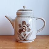 Cafetière ancienne en grès artisanal