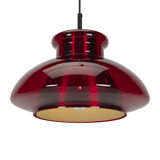 Red Glass Doria Lights Pendant Lamp