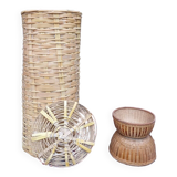 Vintage wicker basket