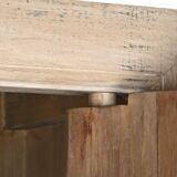 Solid elm cabinet 115x48x210 natural new condition