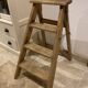 Solid wood stepladder very charming old decoration