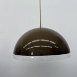 Mushroom hanging lamp brown , 1970s