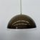 Mushroom hanging lamp brown , 1970s