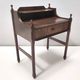 Vintage 1970s Postmodern Walnut Nightstand, Italian Design, Excellent