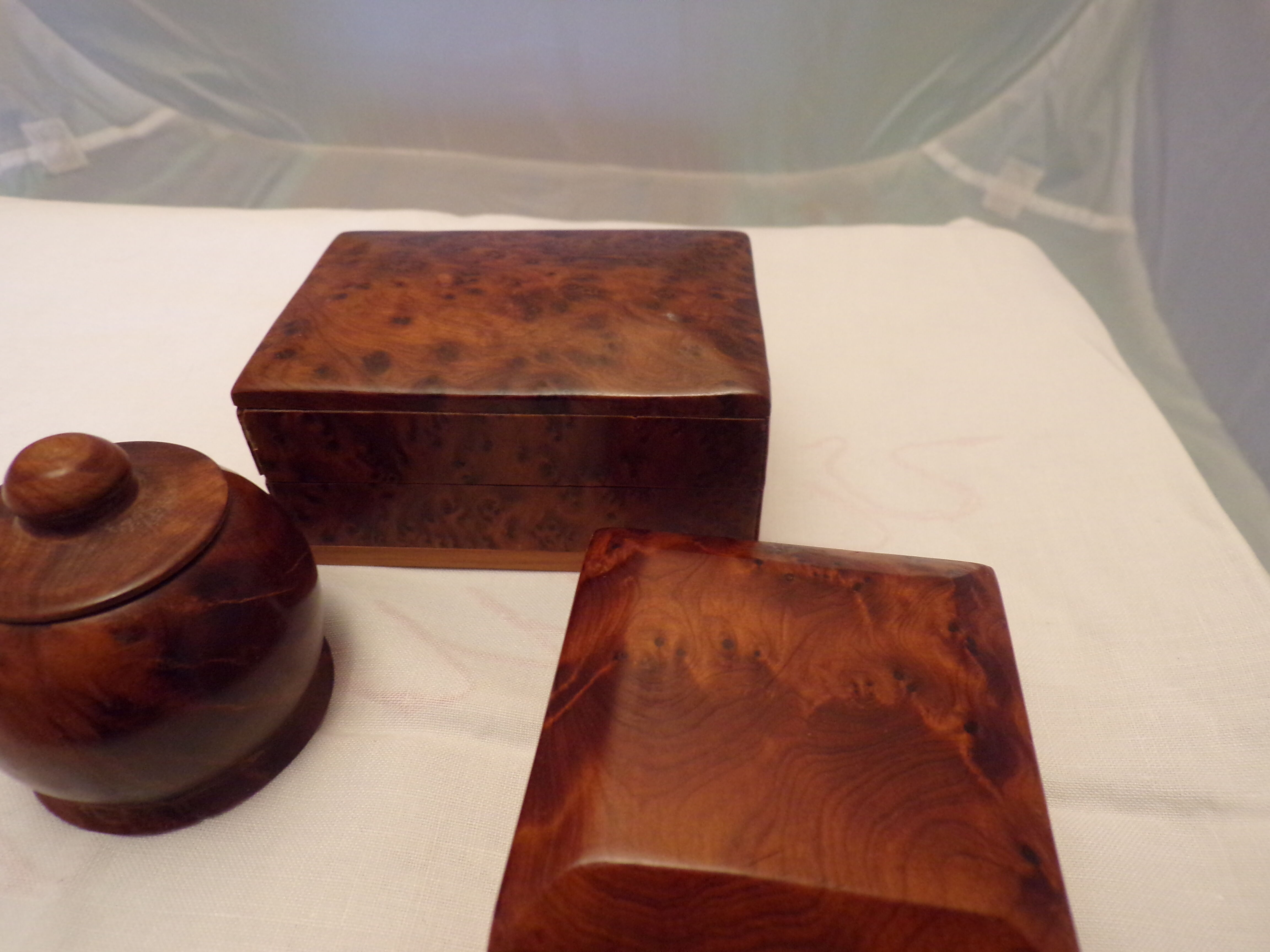 Wooden jewelry boxes
