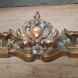 Gilt bronze hearth bar