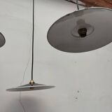 Enameled sheet metal pendant lights