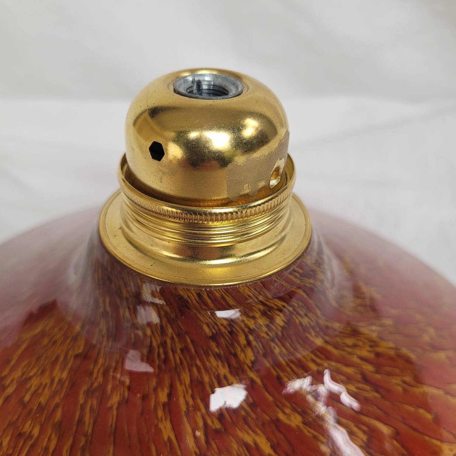 Spotted blown glass pendant – 1960s-1970s
