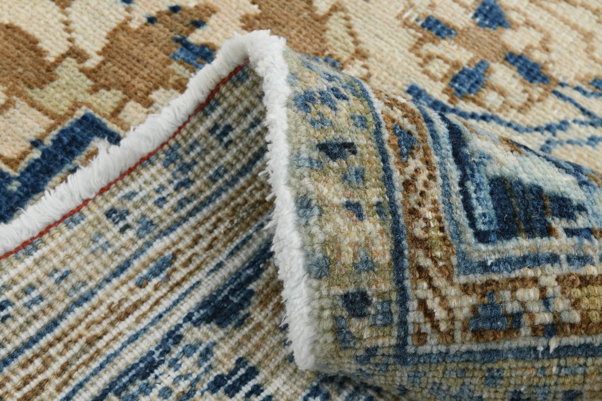 Grand tapis persan ancien bleu marine, 293 x 391 cm