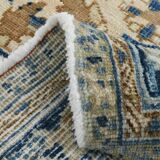 Grand tapis persan ancien bleu marine, 293 x 391 cm