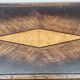 Vintage coffee table in marquetry wood, Louis XV style, 70 x 34 x 52 cm