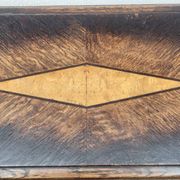 Vintage coffee table in marquetry wood, Louis XV style, 70 x 34 x 52 cm