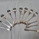 12 Cailar Bayard oyster forks, Coquille model
