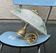 Vintage bronze opaline lamp, very good condition