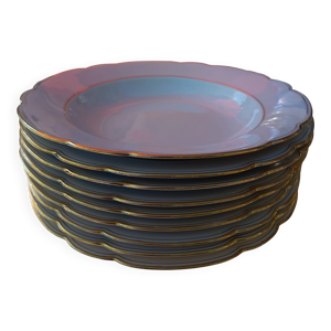 lot de 9 assiettes creuses