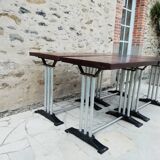 Lot de 4 tables bistrot "Lelong"
