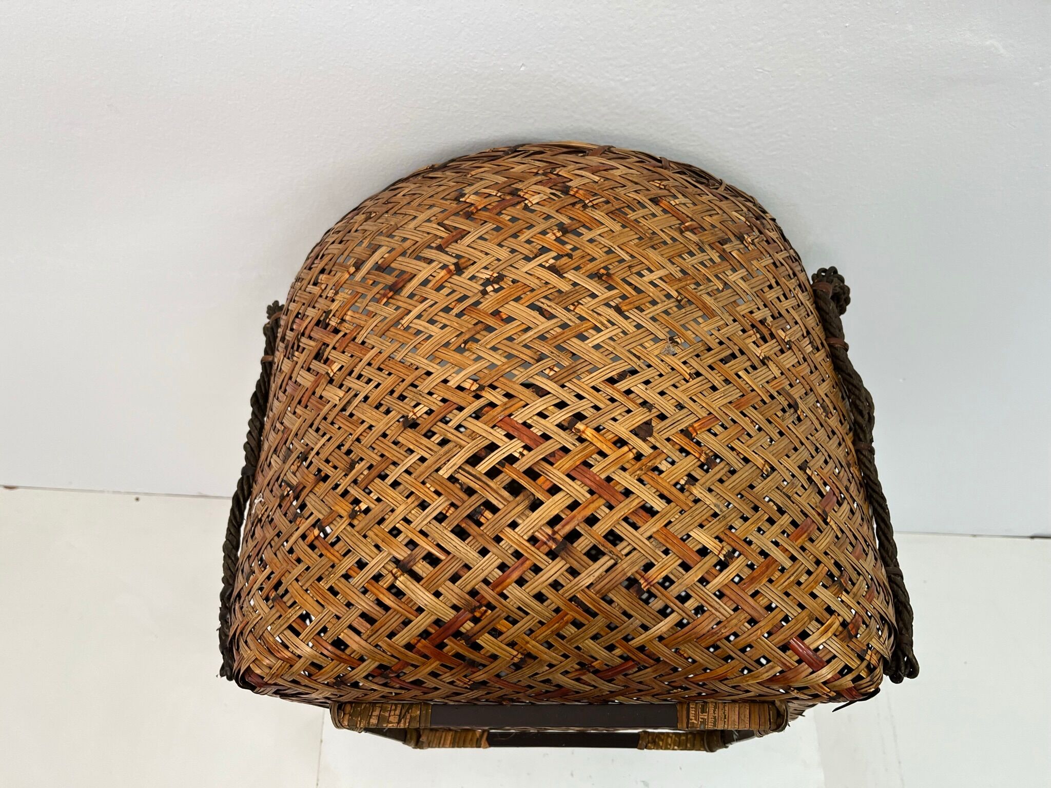 Vintage handcrafted basket