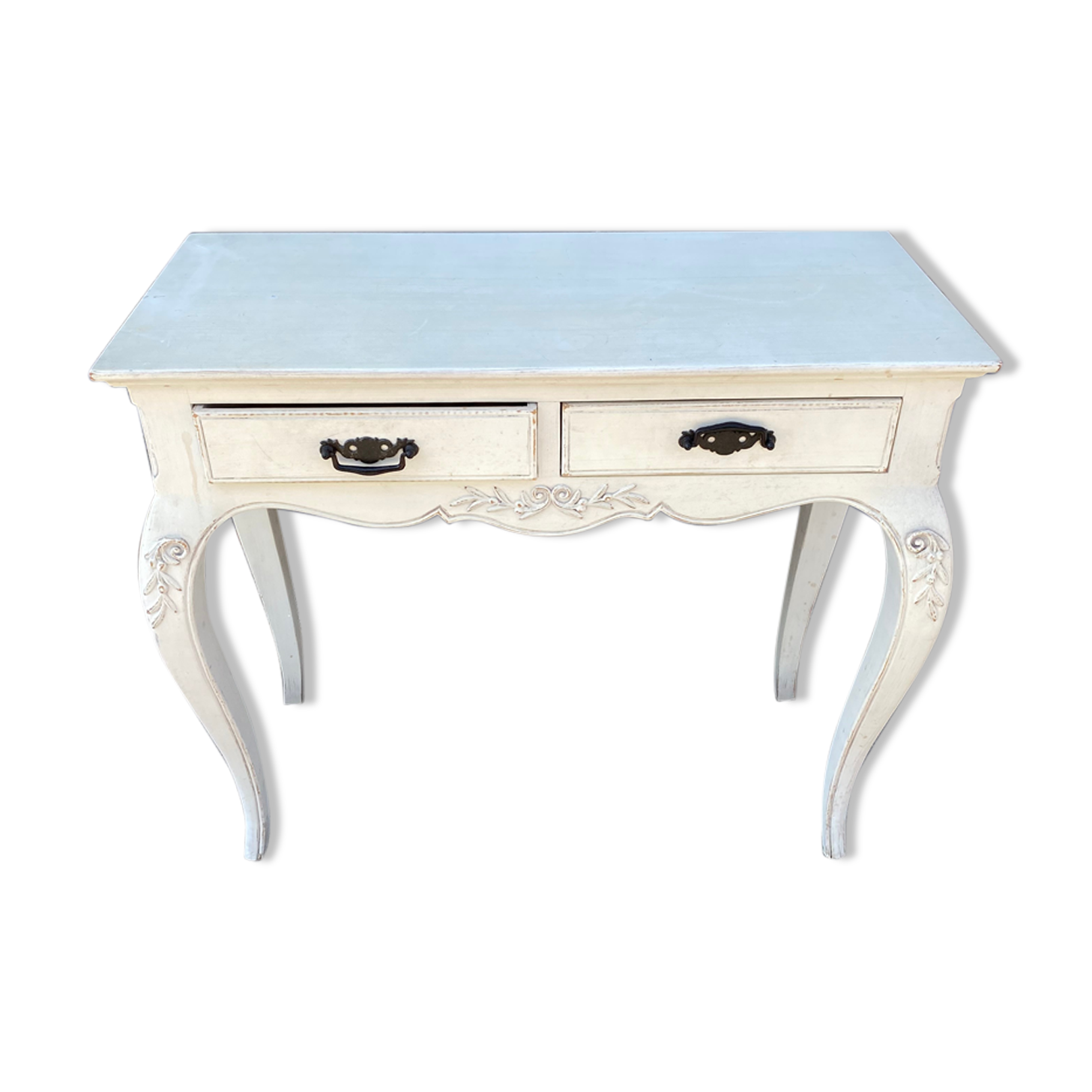 Country corner painted wooden console