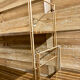 Metal wall shelves