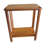 Art Deco selette in solid walnut