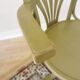 Vintage Thonet Style Bentwood Swivel Chair - Olive Green Retro Armchair