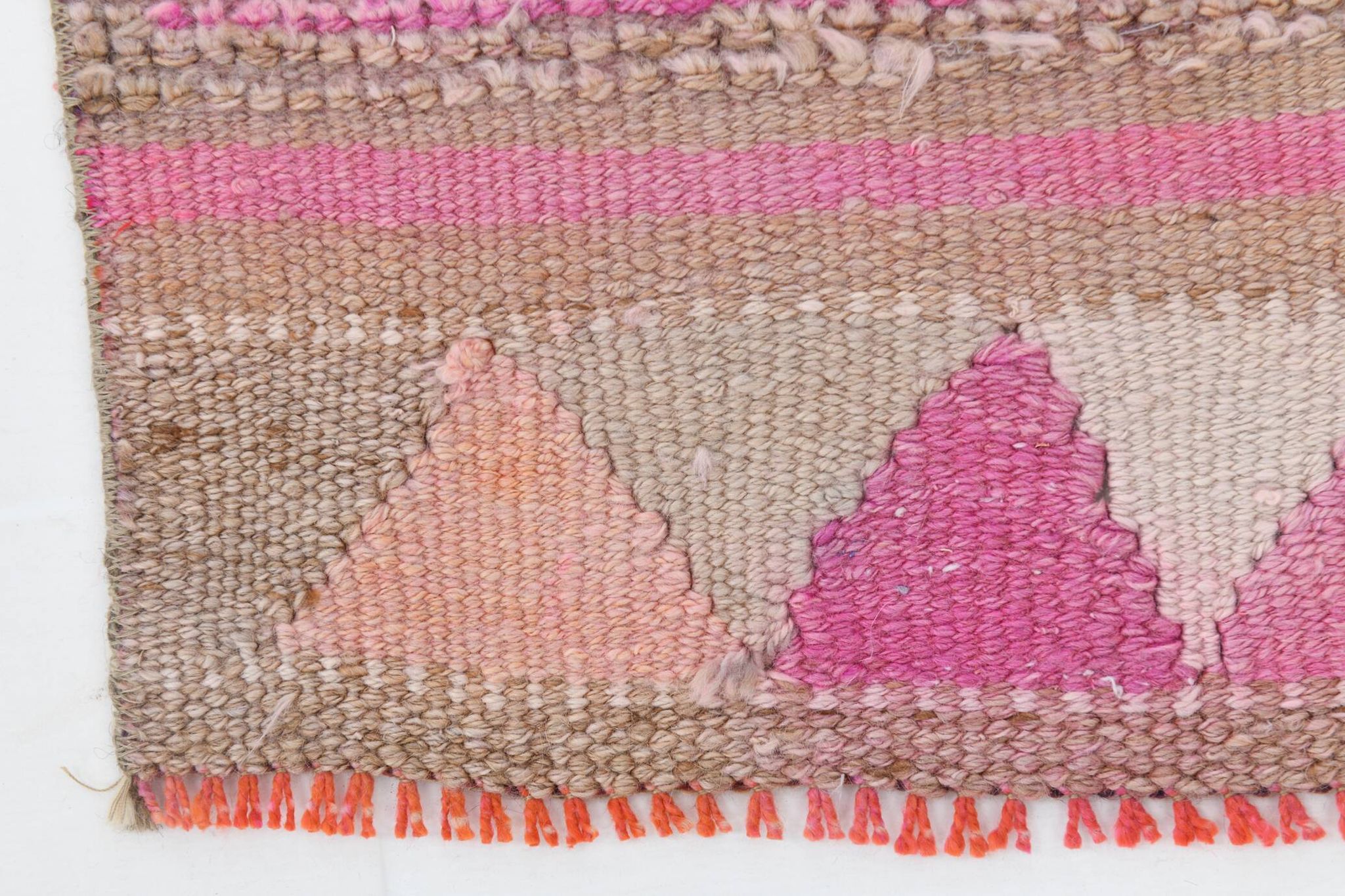 3x10 Oriental Pink Wool Turkish Runner Rug, 89x295Cm SK 18196
