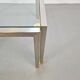 Table basse Regency T28 en laiton et verre de Peter Ghyczy, années 1970