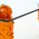 Resin glass coffee table signed Garouste & Bonetti 1990