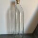 Antique glass bottle with a capacity of 1 litre and its beige cap - in very good condition!