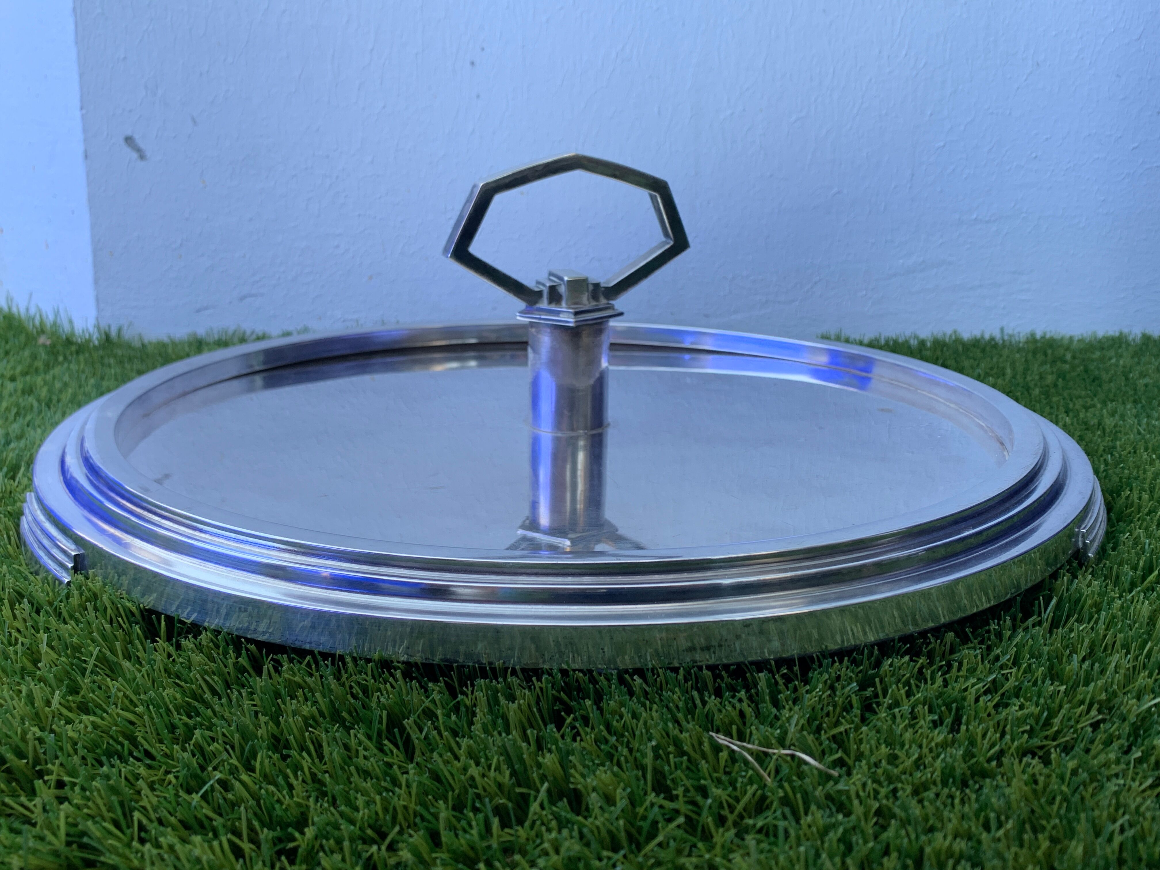 Christofle presentation tray in metal