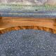 Louis Philippe Biedermeier console circa 1850 walnut