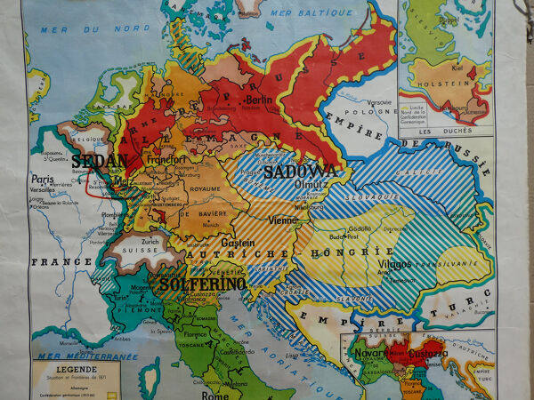 Carte scolaire Hatier de l'Europe